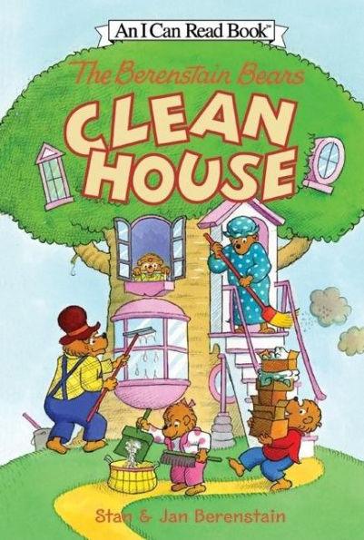 The Berenstain Bears Clean House (I Can Read Book 1 Series) - Paperback | Diverse Reads