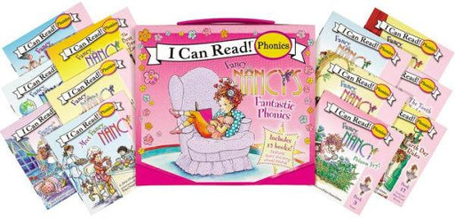 Fancy Nancy's 12-Book Fantastic Phonics Fun!: Includes 12 Mini-Books Featuring Short and Long Vowel Sounds - Paperback | Diverse Reads