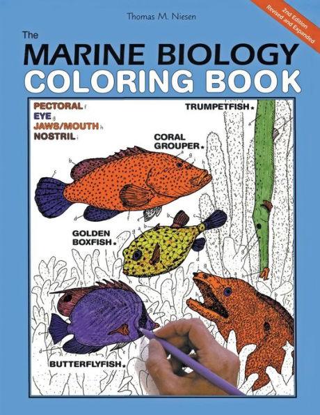 The Marine Biology Coloring Book - Paperback | Diverse Reads