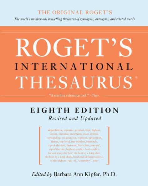 Roget's International Thesaurus, 8th Edition - Paperback | Diverse Reads