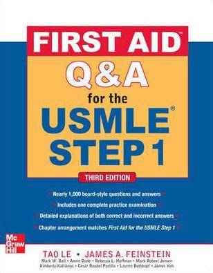 First Aid Q&A for the USMLE Step 1, Third Edition / Edition 3 - Paperback | Diverse Reads