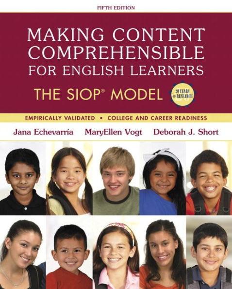 Making Content Comprehensible for English Learners: The SIOP Model / Edition 5 - Paperback | Diverse Reads