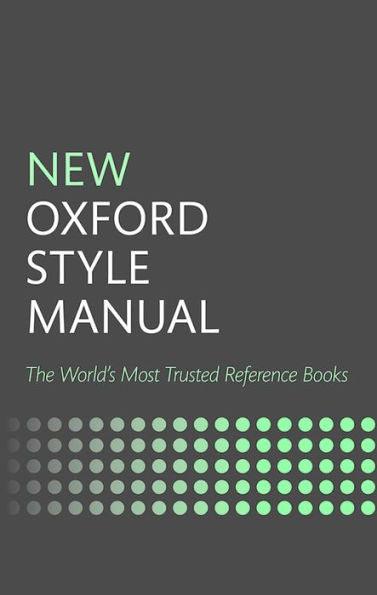 New Oxford Style Manual - Hardcover | Diverse Reads