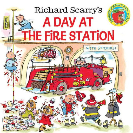 Richard Scarry's A Day at the Fire Station - Paperback | Diverse Reads