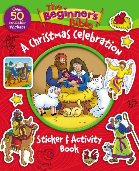 The Beginner's Bible A Christmas Celebration Sticker and Activity Book - Paperback | Diverse Reads