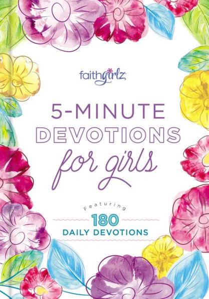 5-Minute Devotions for Girls: Featuring 180 Daily Devotions - Hardcover | Diverse Reads
