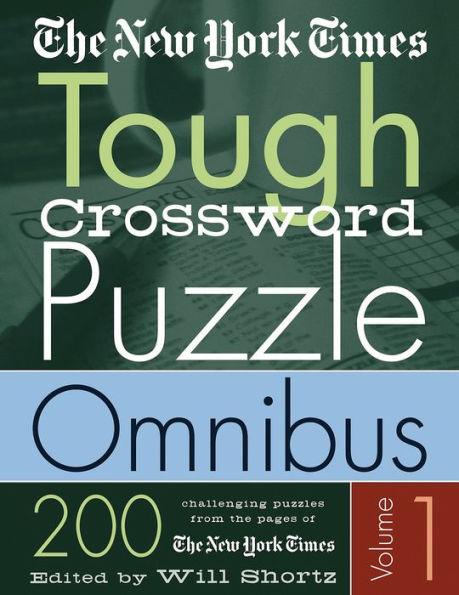 The New York Times Tough Crossword Puzzle Omnibus Volume 1: 200 Challenging Puzzles from The New York Times - Paperback | Diverse Reads
