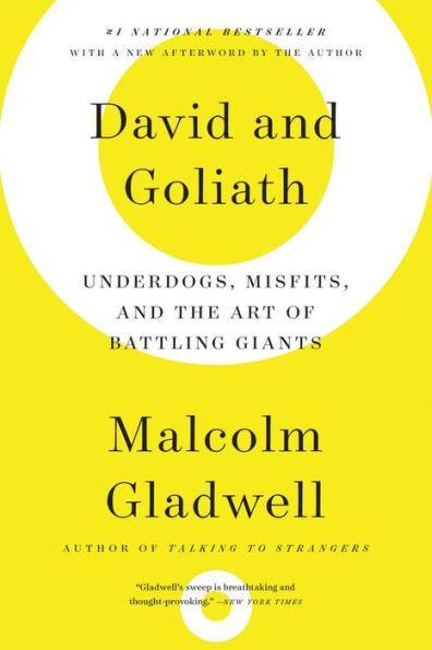 David and Goliath: Underdogs, Misfits, and the Art of Battling Giants - Paperback | Diverse Reads