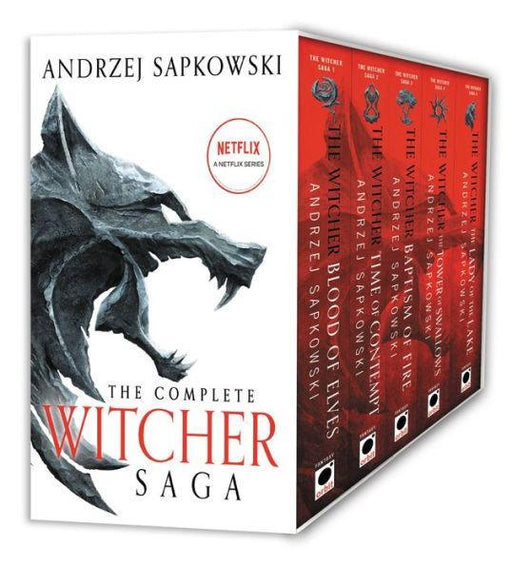 The Witcher Boxed Set: Blood of Elves, The Time of Contempt, Baptism of Fire, The Tower of Swallows, The Lady of the Lake - Paperback | Diverse Reads