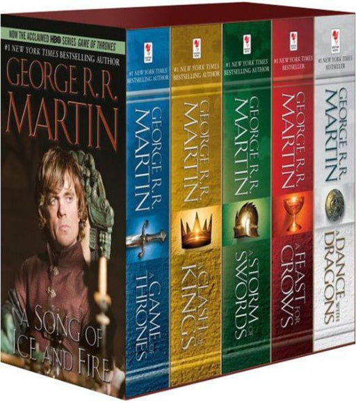 George R. R. Martin's A Game of Thrones 5-Book Boxed Set (Song of Ice and Fire Series): A Game of Thrones, A Clash of Kings, A Storm of Swords, A Feast for Crows, and A Dance with Dragons - Boxed Set | Diverse Reads