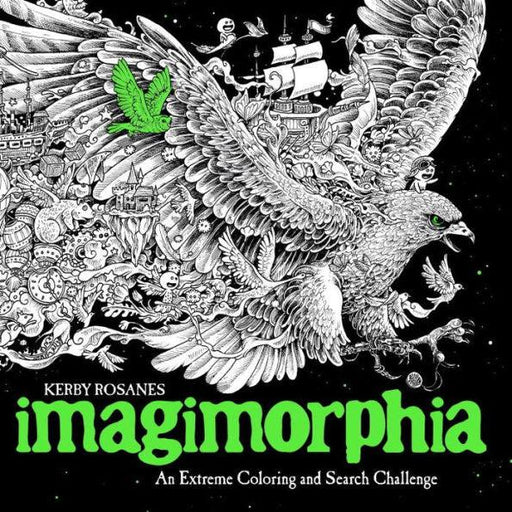 Imagimorphia: An Extreme Coloring and Search Challenge - Paperback | Diverse Reads