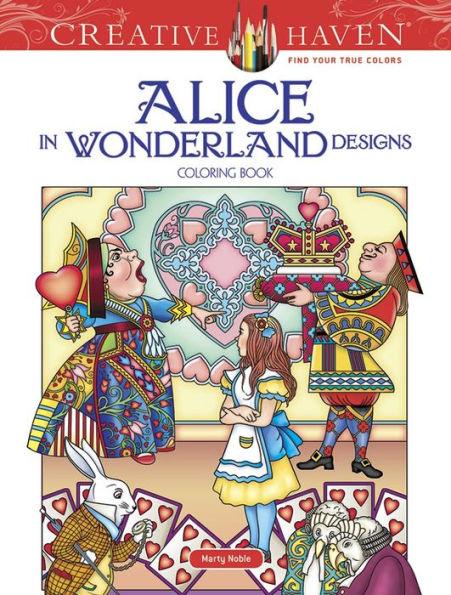 Creative Haven Alice in Wonderland Designs Coloring Book - Paperback | Diverse Reads