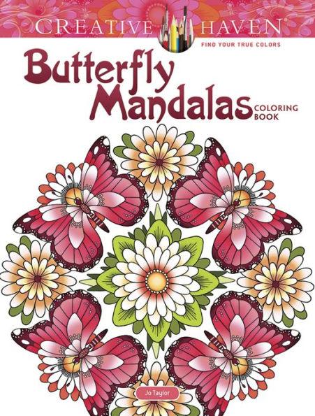 Creative Haven Butterfly Mandalas Coloring Book - Paperback | Diverse Reads