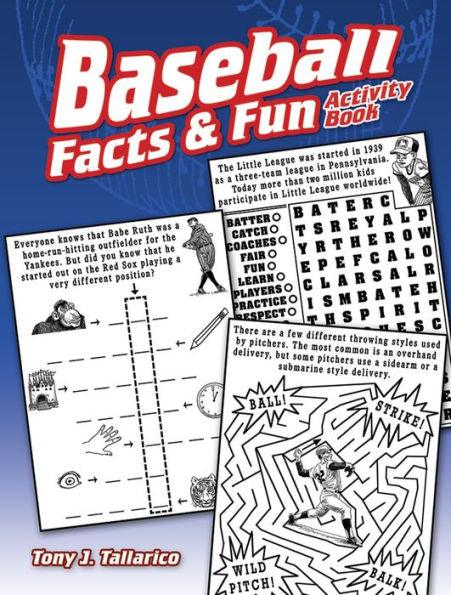 Baseball Facts & Fun Activity Book - Paperback | Diverse Reads