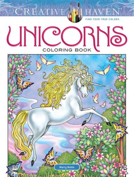 Creative Haven Unicorns Coloring Book - Paperback | Diverse Reads