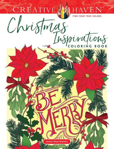 Creative Haven Christmas Inspirations Coloring Book - Paperback | Diverse Reads
