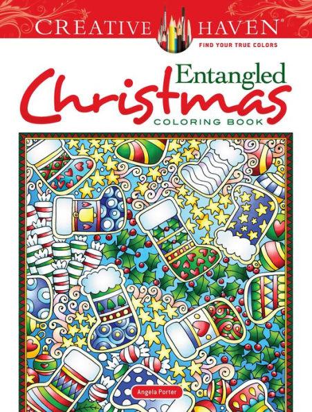 Creative Haven Entangled Christmas Coloring Book - Paperback | Diverse Reads