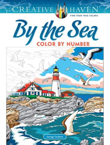 Creative Haven By the Sea Color by Number - Paperback | Diverse Reads