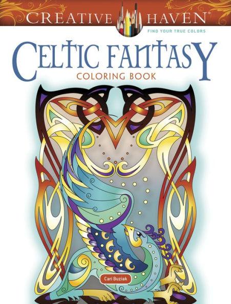 Creative Haven Celtic Fantasy Coloring Book - Paperback | Diverse Reads