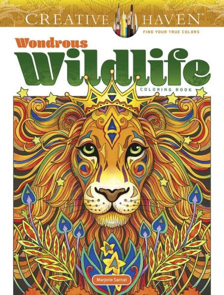 Creative Haven Wondrous Wildlife Coloring Book - Paperback | Diverse Reads
