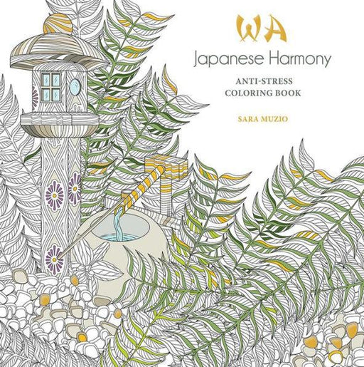 Japanese Harmony Coloring Book: Anti-Stress Coloring Book - Paperback | Diverse Reads