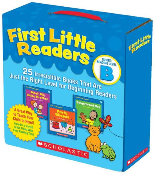 First Little Readers: Guided Reading Level B (Parent Pack): 25 Irresistible Books That Are Just the Right Level for Beginning Readers - Boxed Set | Diverse Reads