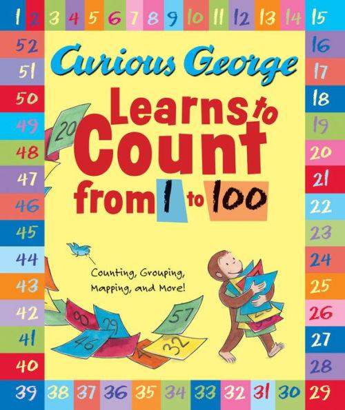 Curious George Learns to Count from 1 to 100 - Paperback | Diverse Reads