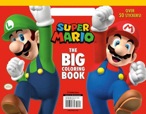 Super Mario: The Big Coloring Book (Nintendo) - Paperback | Diverse Reads