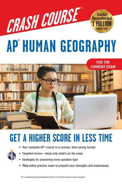 AP Human Geography Crash Course, Book + Online: Get a Higher Score in Less Time - Paperback | Diverse Reads
