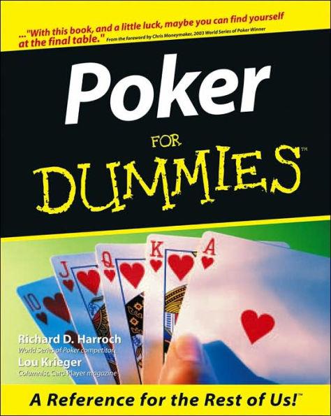 Poker For Dummies - Paperback | Diverse Reads