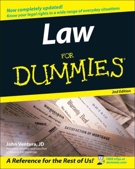Law For Dummies - Paperback | Diverse Reads