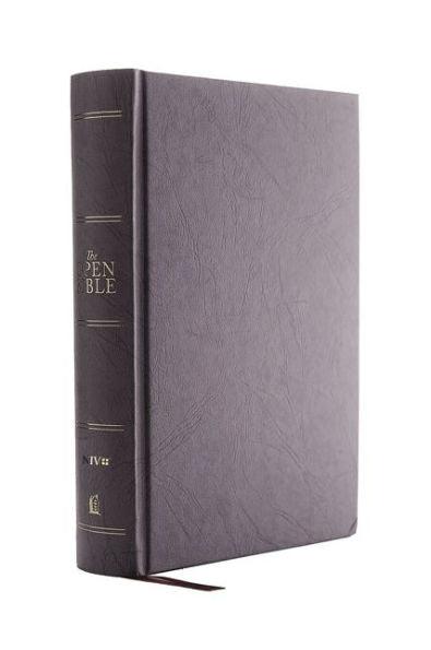 The NIV, Open Bible, Hardcover, Gray, Red Letter, Comfort Print: Complete Reference System - Hardcover | Diverse Reads