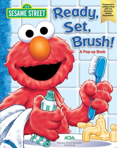 Sesame Street Ready, Set, Brush! A Pop-Up Book - Board Book | Diverse Reads