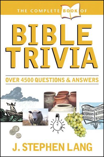 The Complete Book of Bible Trivia - Paperback | Diverse Reads