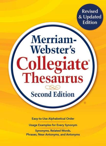 Merriam-Webster's Collegiate Thesaurus: Second Edition - Hardcover | Diverse Reads
