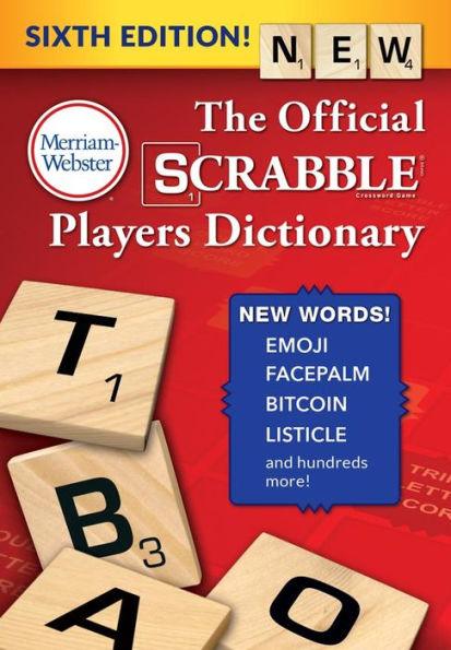 The Official Scrabble Players Dictionary, Sixth Edition - Hardcover | Diverse Reads