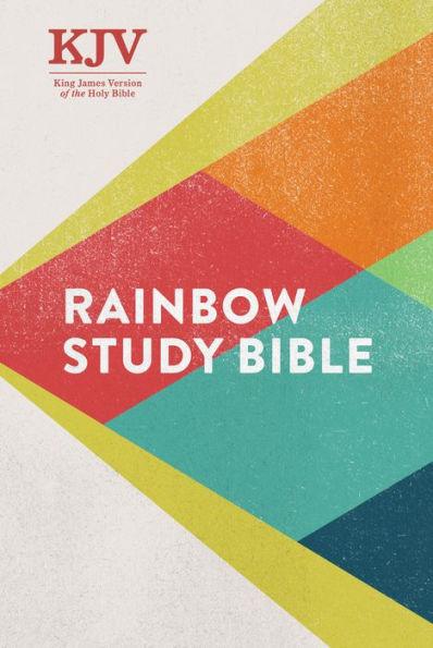 KJV Rainbow Study Bible, Hardcover - Hardcover | Diverse Reads