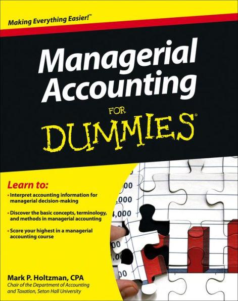 Managerial Accounting For Dummies - Paperback | Diverse Reads