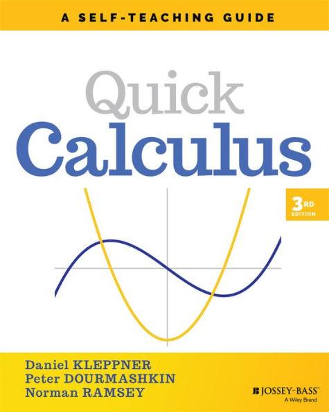 Quick Calculus: A Self-Teaching Guide - Paperback | Diverse Reads