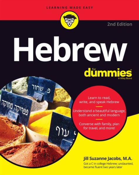 Hebrew For Dummies - Paperback | Diverse Reads