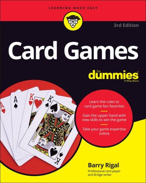 Card Games For Dummies - Paperback | Diverse Reads