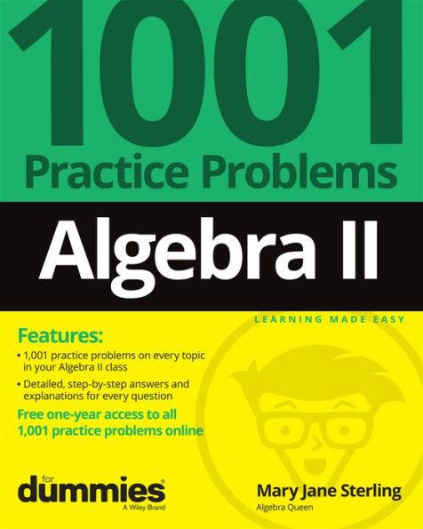 Algebra II: 1001 Practice Problems For Dummies (+ Free Online Practice) - Paperback | Diverse Reads