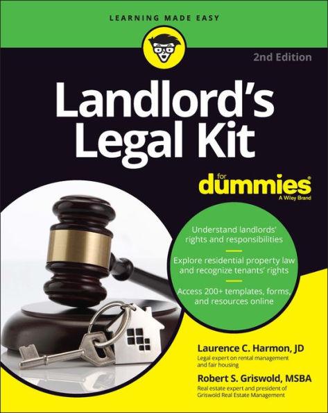 Landlord's Legal Kit For Dummies - Paperback | Diverse Reads