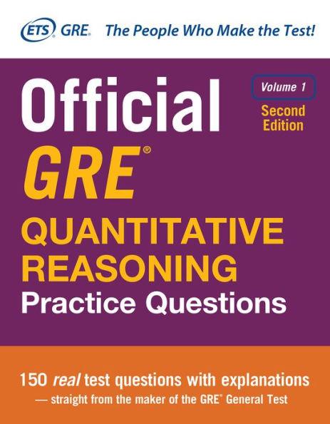 Official GRE Quantitative Reasoning Practice Questions, Second Edition, Volume 1 - Paperback | Diverse Reads