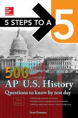 5 Steps to a 5 500 AP US History Questions to Know by Test Day, Third Edition - Paperback | Diverse Reads