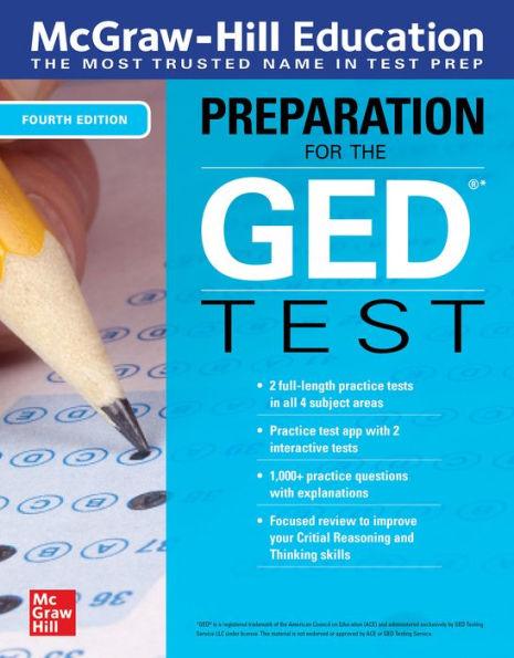 McGraw-Hill Education Preparation for the GED Test, Fourth Edition - Paperback | Diverse Reads