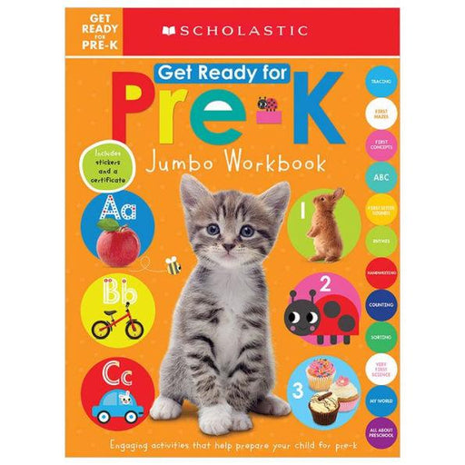 Get Ready for Pre-K Jumbo Workbook: Scholastic Early Learners (Jumbo Workbook) - Paperback | Diverse Reads