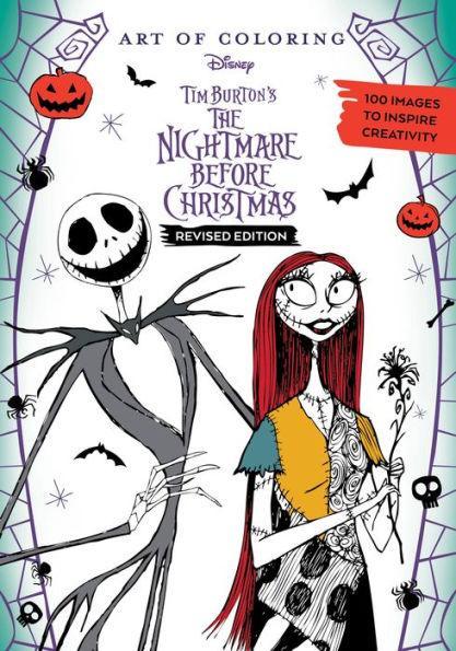 Art of Coloring: Disney Tim Burton's The Nightmare Before Christmas - Paperback | Diverse Reads
