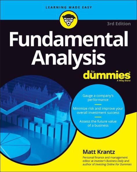 Fundamental Analysis For Dummies - Paperback | Diverse Reads