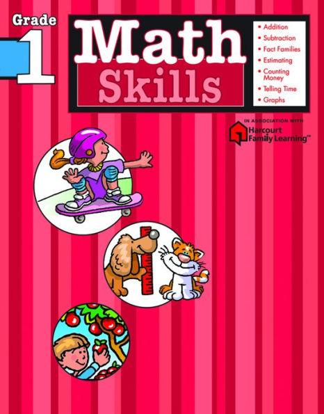 Math Skills: Grade 1 (Flash Kids Harcourt Family Learning) - Paperback | Diverse Reads